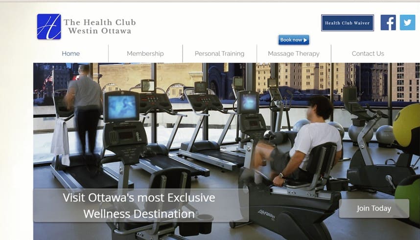 The Best Gym To Relax-The Westin Ottawa Health Club
