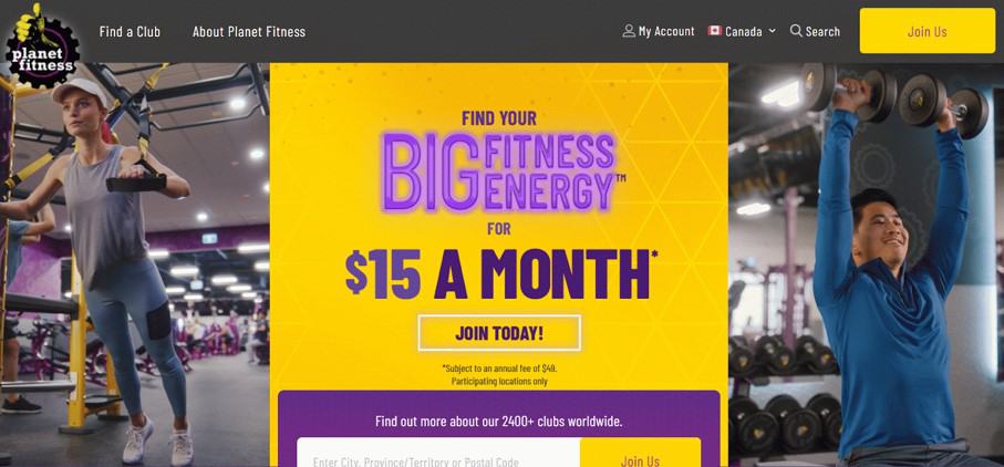 The Most Affordable Gym Planet Fitness