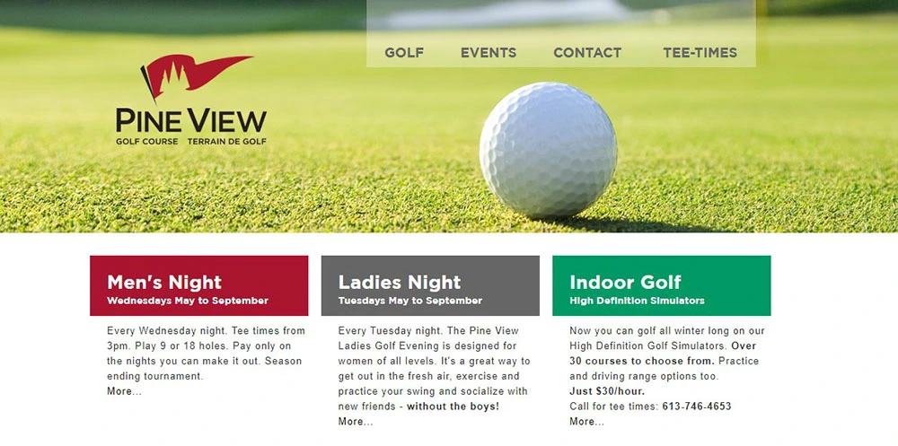 10 Best Golf Courses in Ottawa for Beginners and Pros 2 Pine View Golf Course