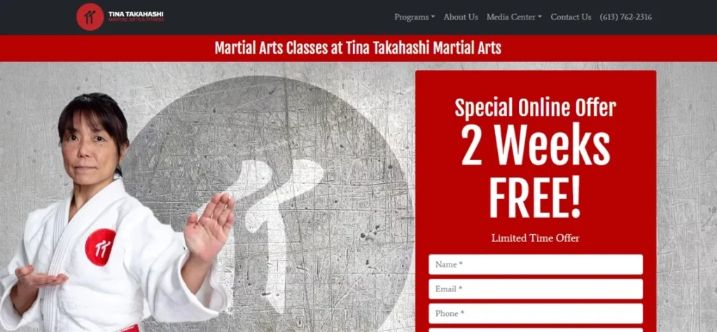 Tina Takahashi Martial Arts