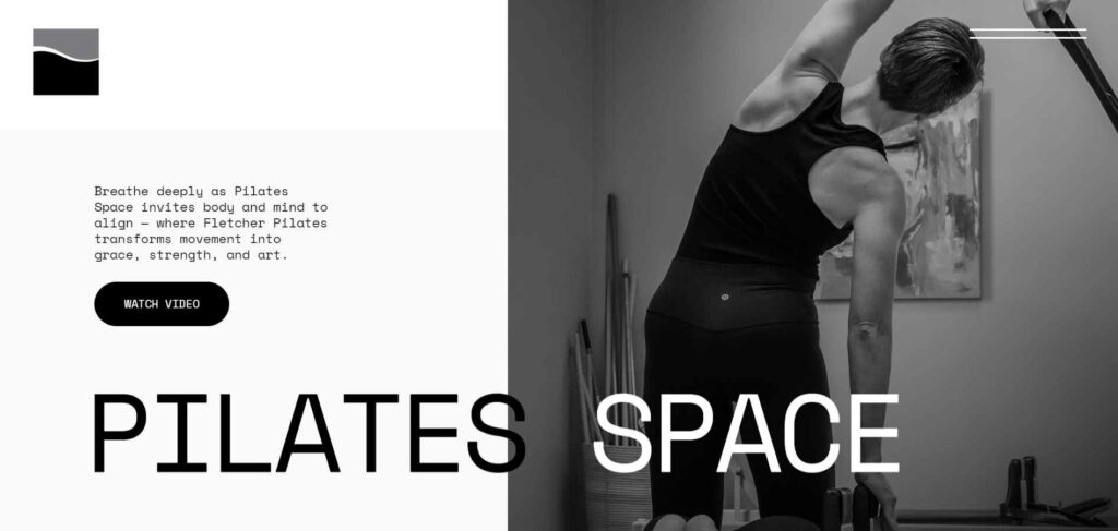Pilates Space website