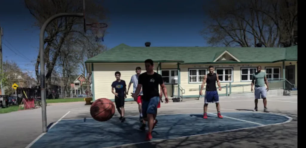 St Lukes Park Basketball Courts in Ottawa