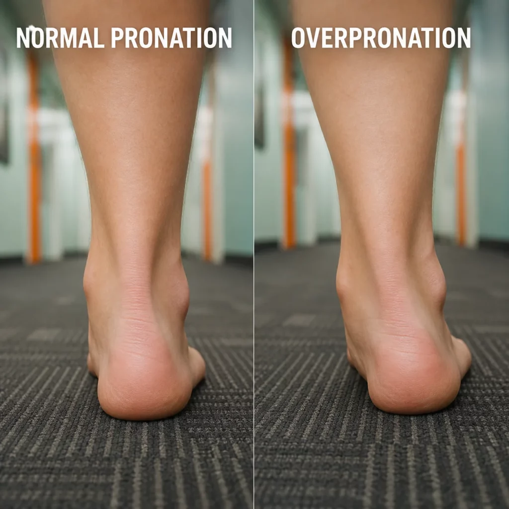 normal pronation vs overpronation kent chiro med